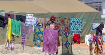 A girl in a camp for displaced people in Adamawa state, Nigeria. ©UN