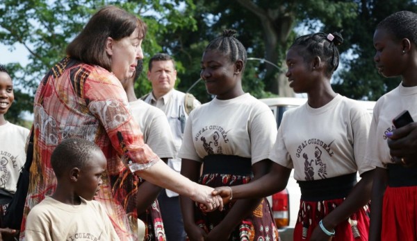 SRSG Virginia Gamba, Yambio, South Sudan, 6 september 2018