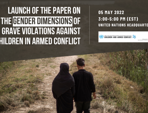 Invitation: Launch of the Paper on the Gender Dimensions of Grave Violations against Children in Armed Conflict